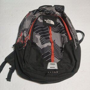 The North Face Vault Backpack Black Razzle Dazzle Print
